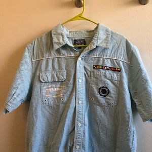 Men’s LRG Button Up XL T-shirt. Lightly worn.
